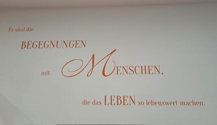 Es sind die Begegnungen mit Menschen, die das Leben so lebenswert machen